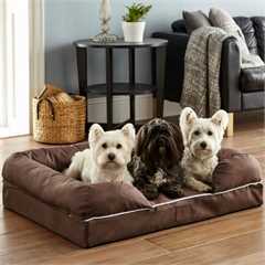Bunty Cosy Couch Mattress Dog Bed - Brown